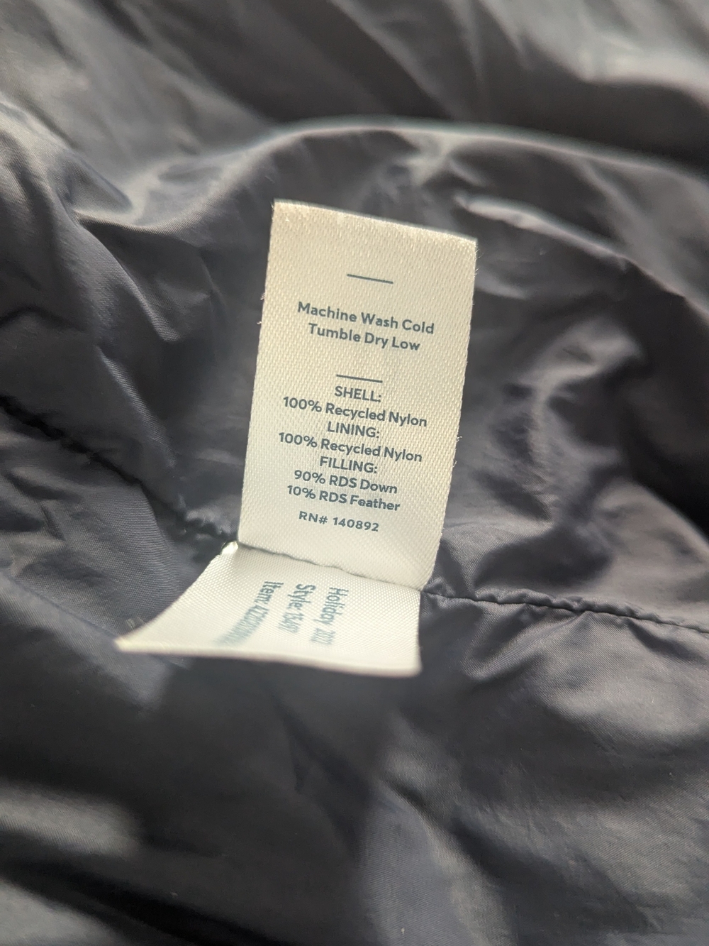 Marine Layer Archive Rainbow Colorblock Puffer Jacket - Picture 6 of 6